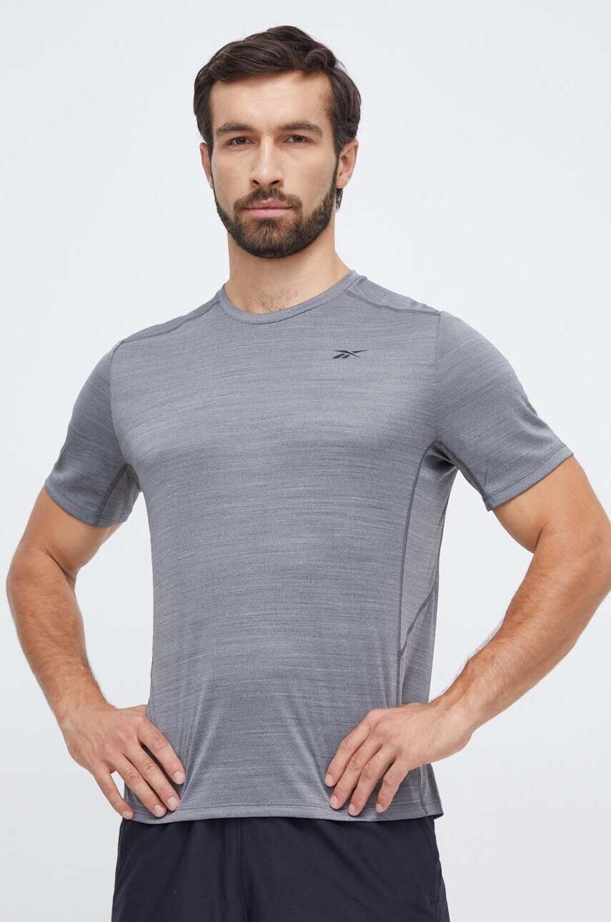 Тренувальна футболка Motionfresh Athlete колір сірий меланж 4
