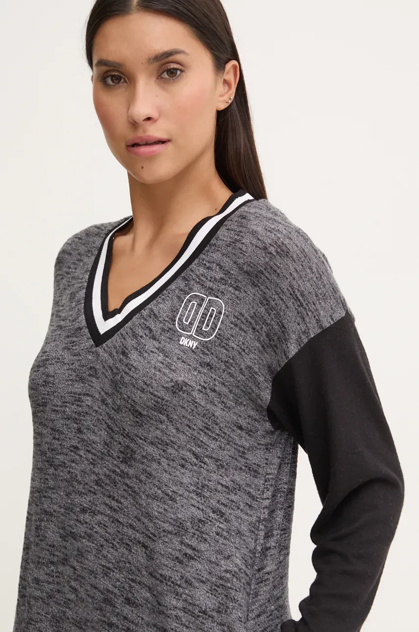 Нічна сорочка Dkny жіноча колір сірий YI30020 2