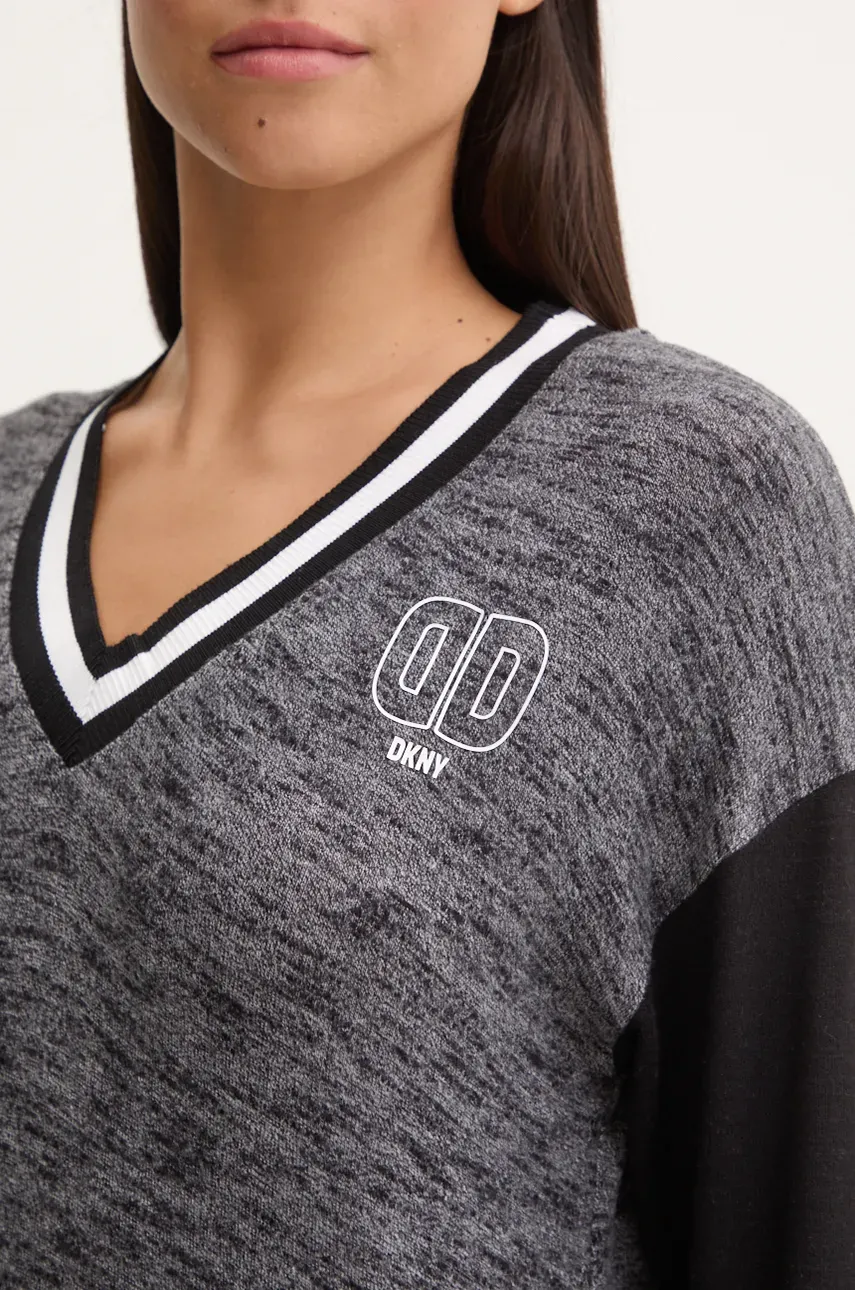 Нічна сорочка Dkny жіноча колір сірий YI30020 3