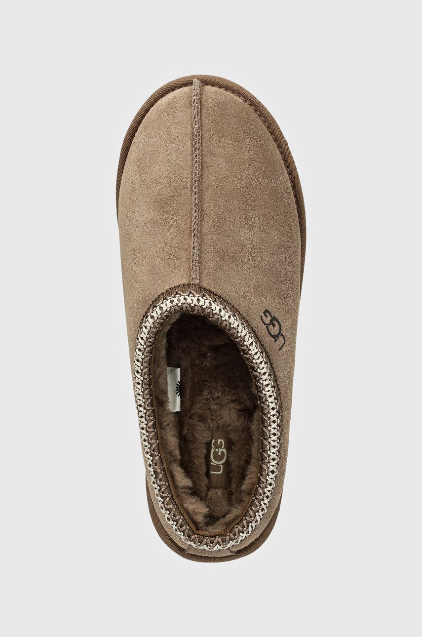 Замшеві тапочки UGG Tasman колір бежевий 5950-CRBO 2