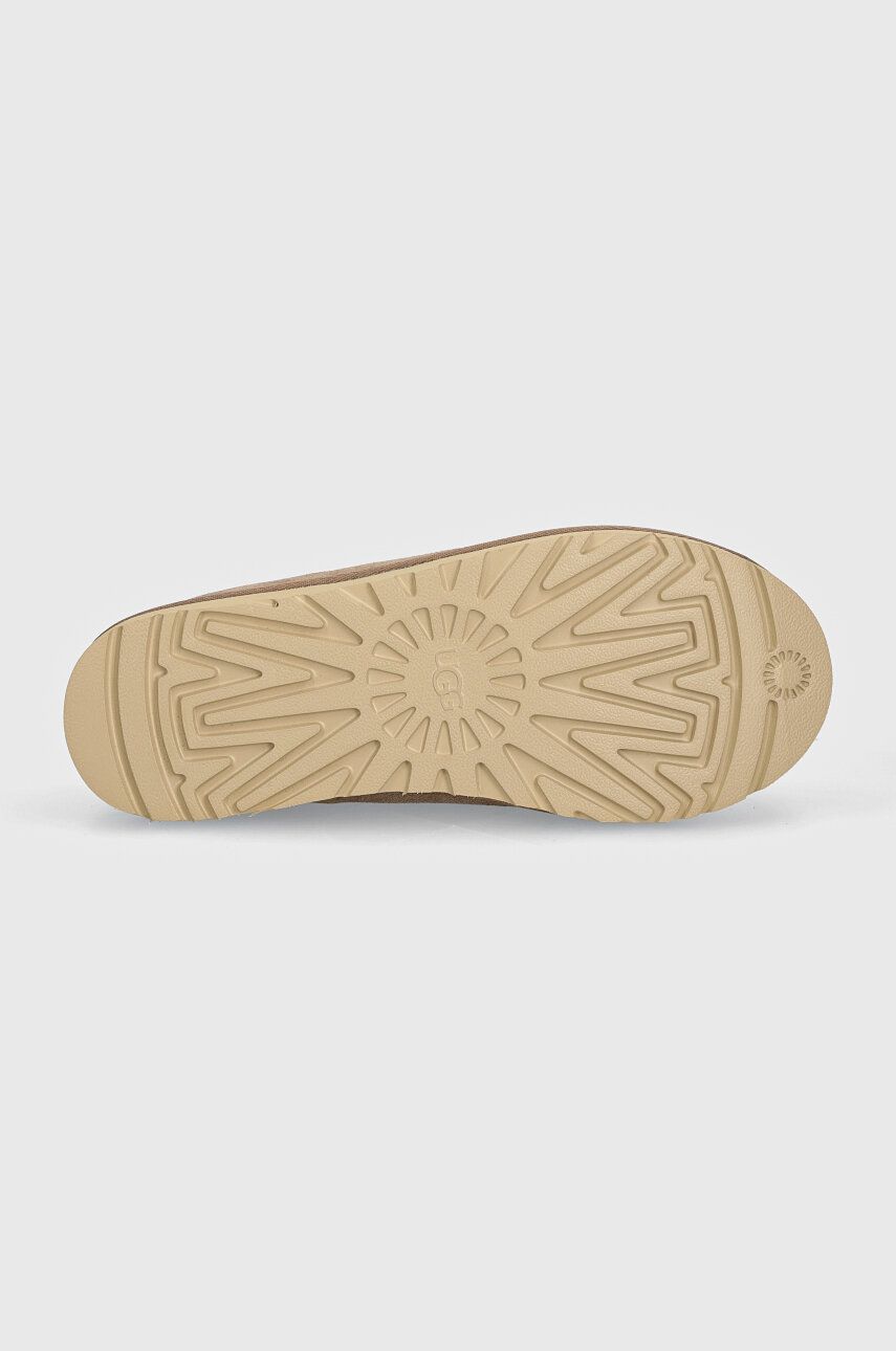 Замшеві тапочки UGG Tasman колір бежевий 5950-CRBO 3