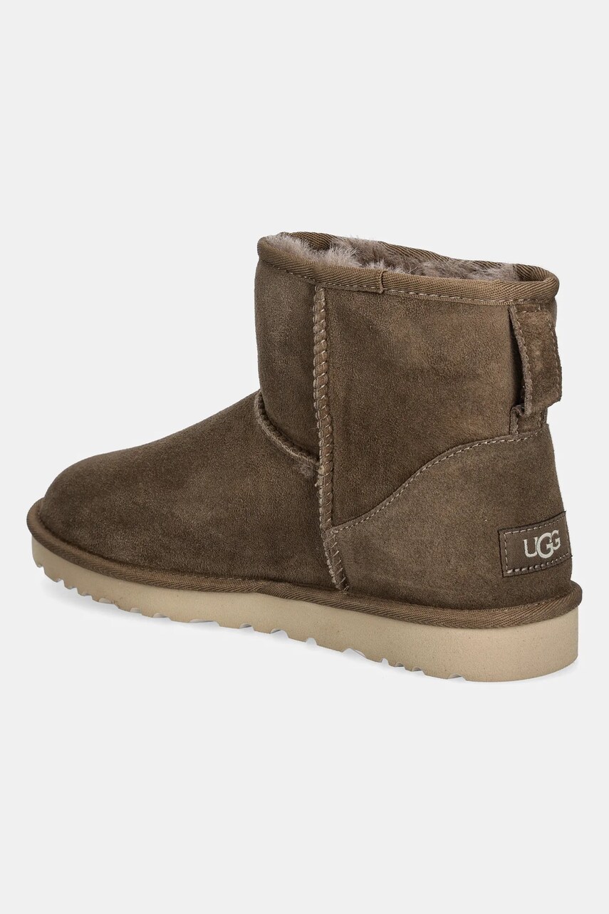 Замшеві чоботи UGG Classic Mini колір коричневий 1002072-HCK 1