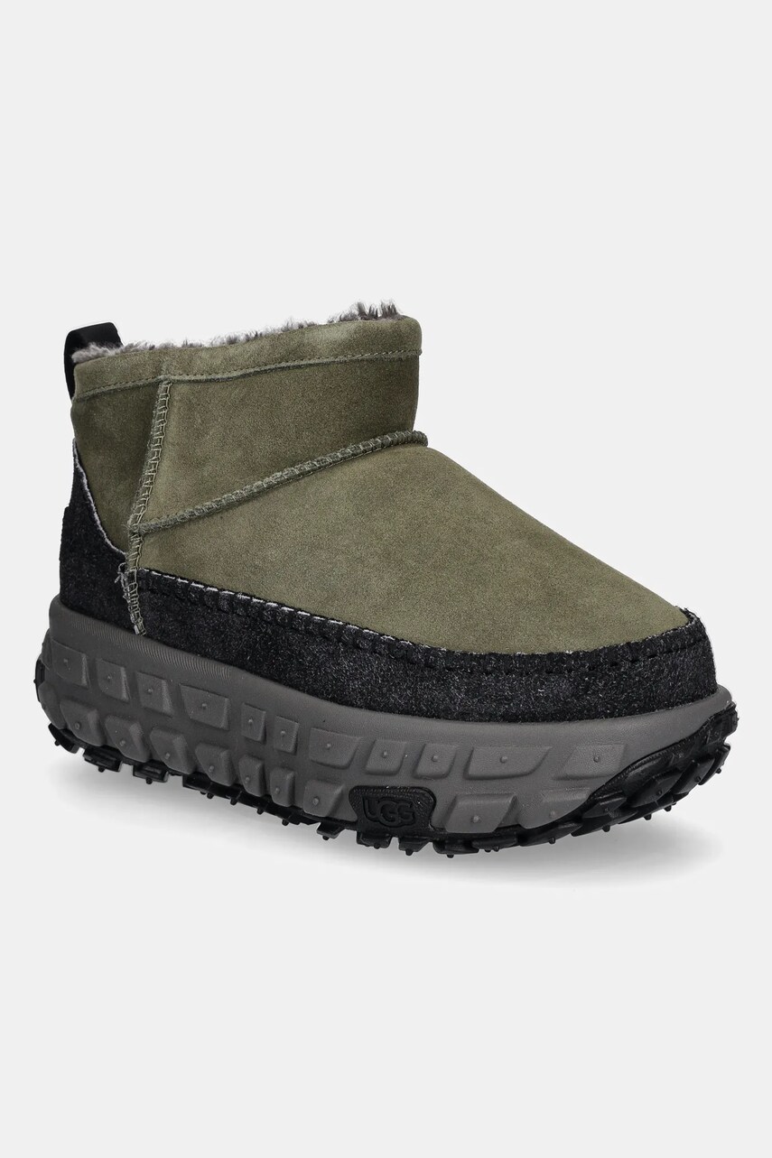 Замшеві чоботи UGG Venture Daze Ultra Mini колір зелений 1158200-BLVC 4