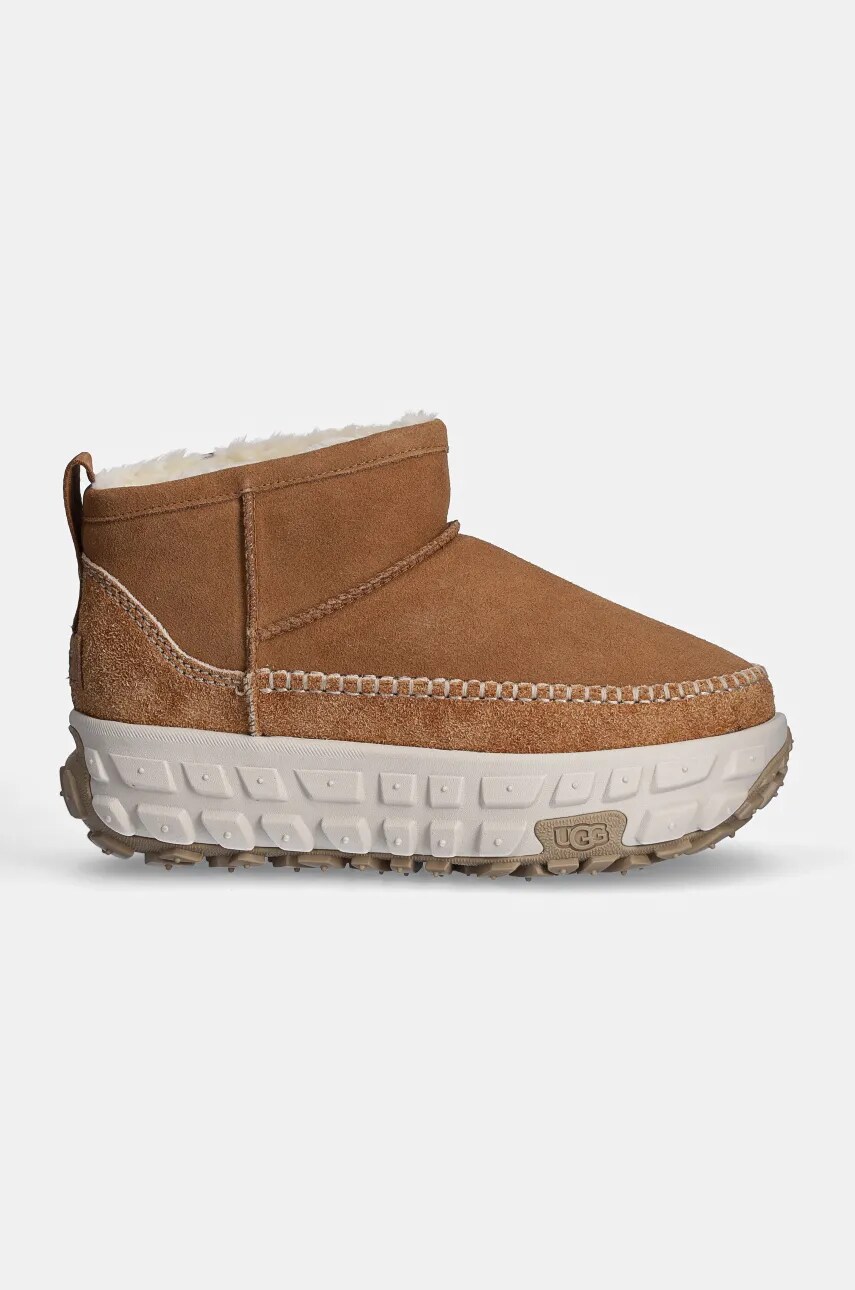 Замшеві чоботи UGG Venture Daze Ultra Mini колір коричневий 1158200-CTC 0
