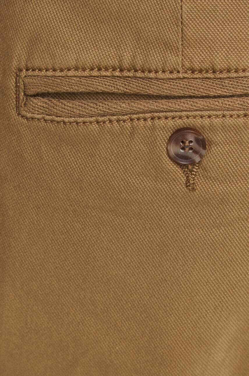 Штани чоловічі колір коричневий фасон chinos 2