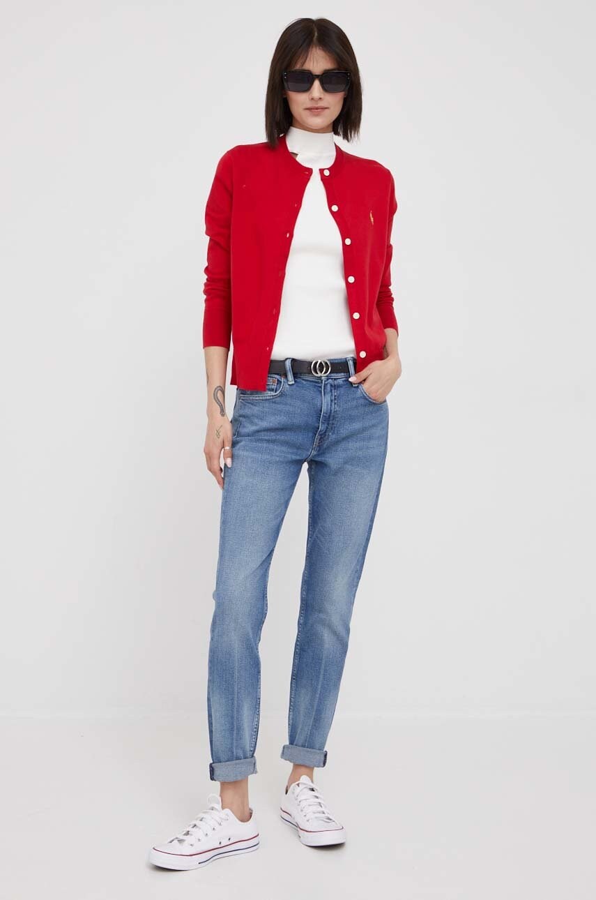 Топ Dkny жіночий колір бежевий півгольф 0