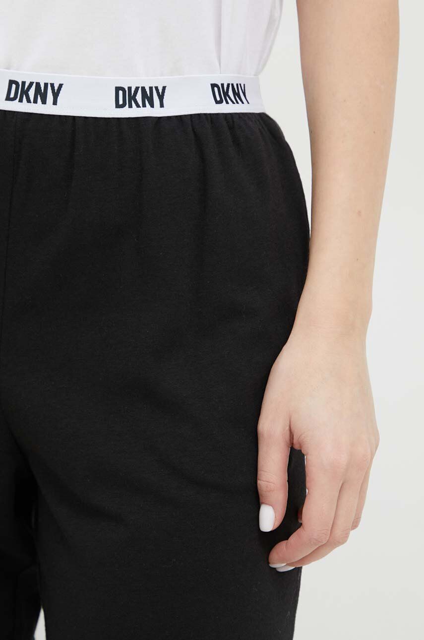 Піжамні штани Dkny жіночі колір чорний 2