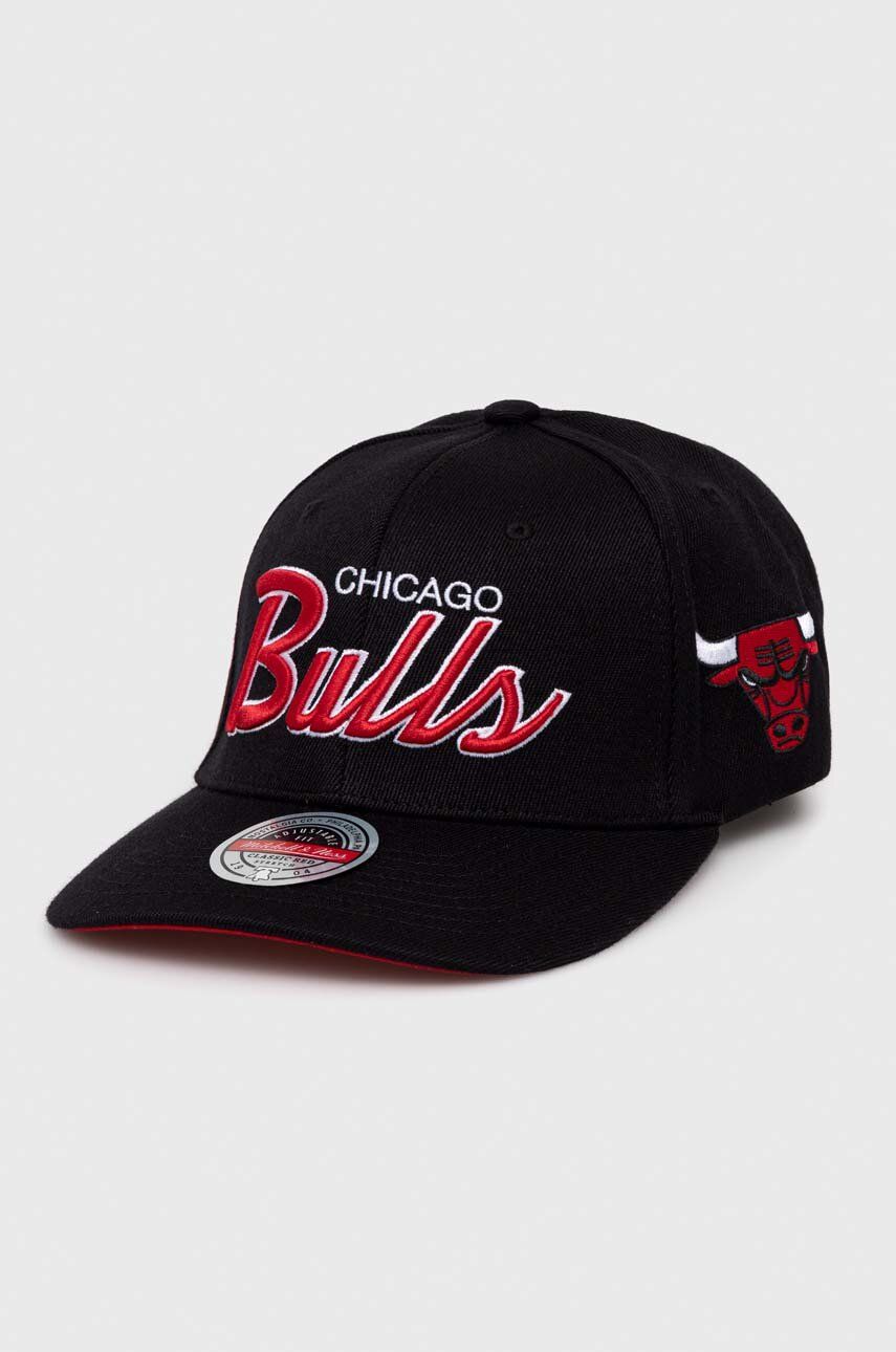 Кепка з домішкою вовни Mitchell&Ness BOSTON CELTICS колір червоний з аплікацією 3