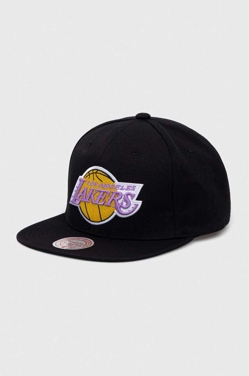 Кепка Los Angeles Lakers колір чорний з аплікацією 4
