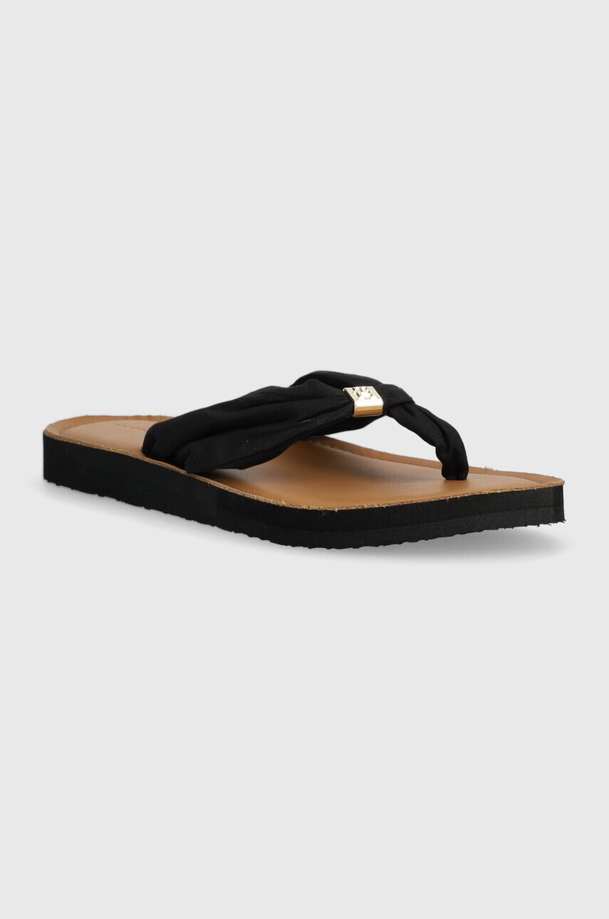 В'єтнамки TH ELEVATED BEACH SANDAL жіночі колір чорний на плоскому ходу FW0FW06985 0
