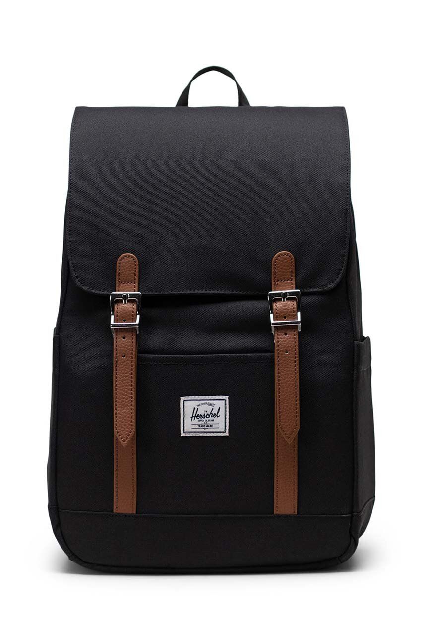 Рюкзак Retreat Small Backpack колір чорний великий однотонний 11