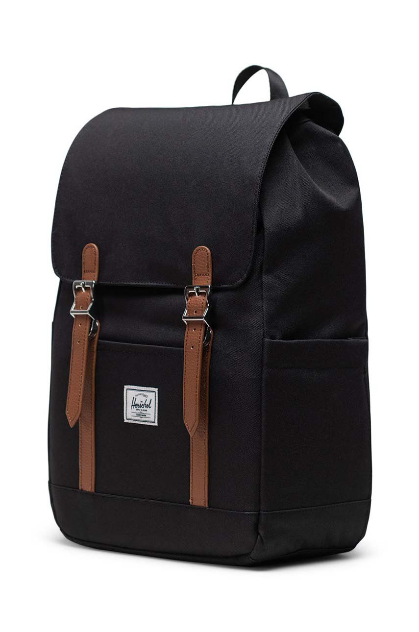 Рюкзак Retreat Small Backpack колір чорний великий однотонний 1