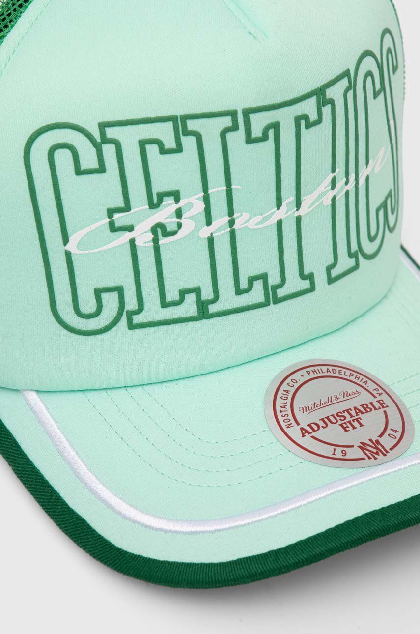Кепка Mitchell&Ness Boston Celtics колір зелений візерунок HHSS7656-BCEYYPPPGREN 0
