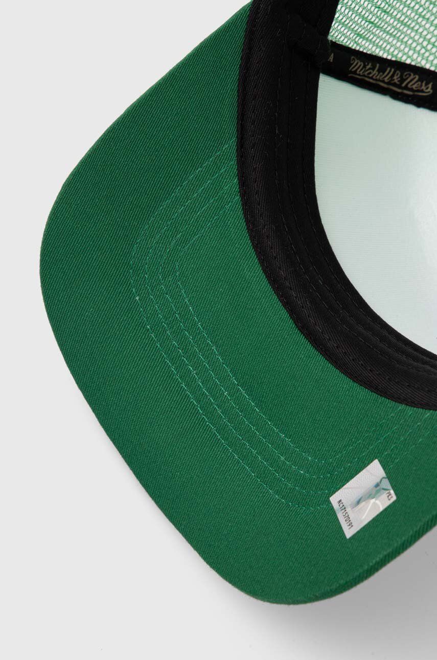 Кепка Mitchell&Ness Boston Celtics колір зелений візерунок HHSS7656-BCEYYPPPGREN 2