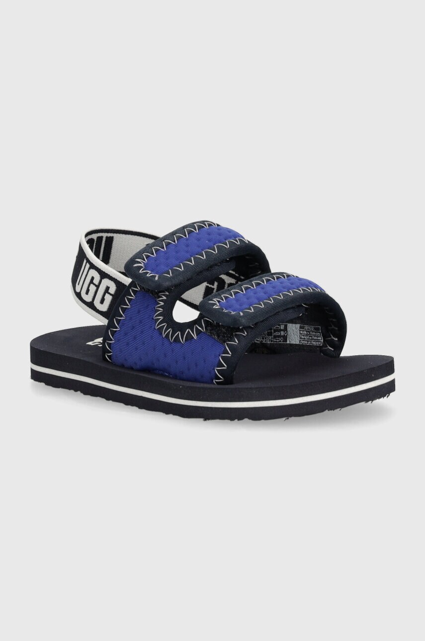 Дитячі сандалі UGG LENNON SLINGBACK колір синій 4