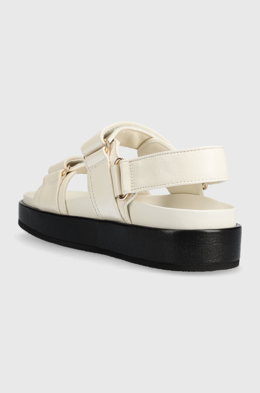Шкіряні сандалі Kira Sport Sandal жіночі колір бежевий на платформі 144328.104 1