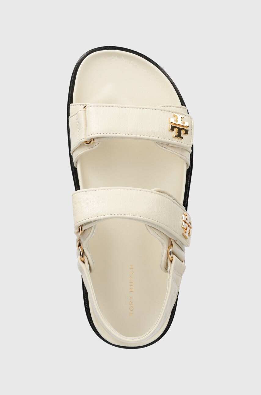 Шкіряні сандалі Kira Sport Sandal жіночі колір бежевий на платформі 144328.104 2