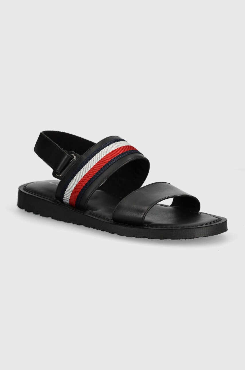 Сандалі CORE LTH STRAPPY SANDAL чоловічі колір чорний FM0FM05009 4