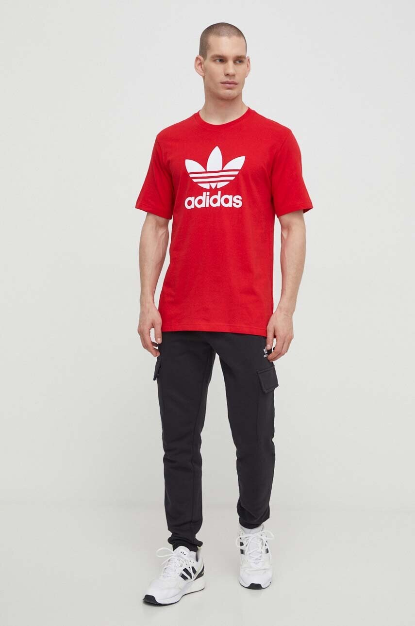 Спортивні штани Trefoil Essentials Cargo Pants колір чорний з аплікацією IP2755 0