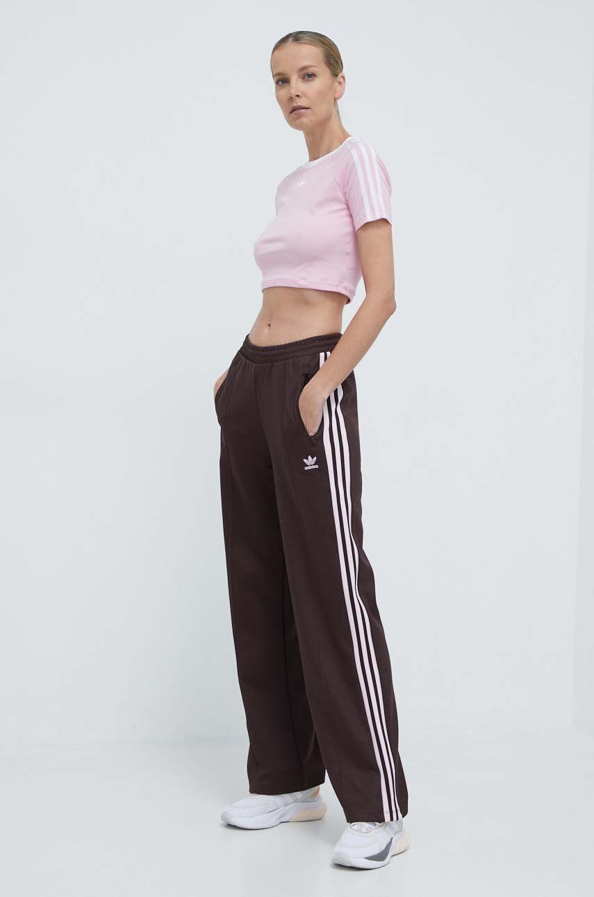 Футболка 3-Stripes Baby Tee жіночий колір рожевий IP0664 0