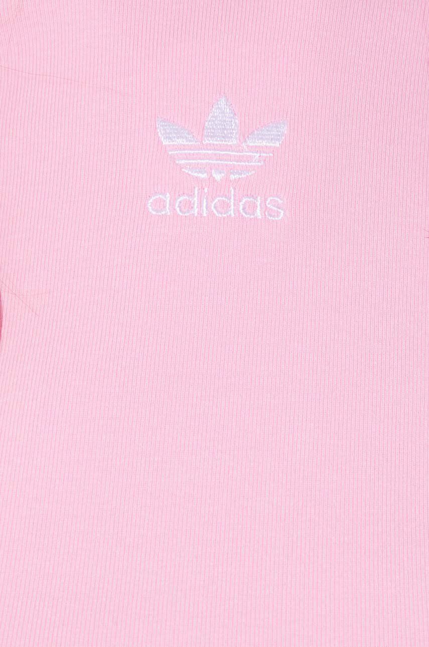 Футболка 3-Stripes Baby Tee жіночий колір рожевий IP0664 4