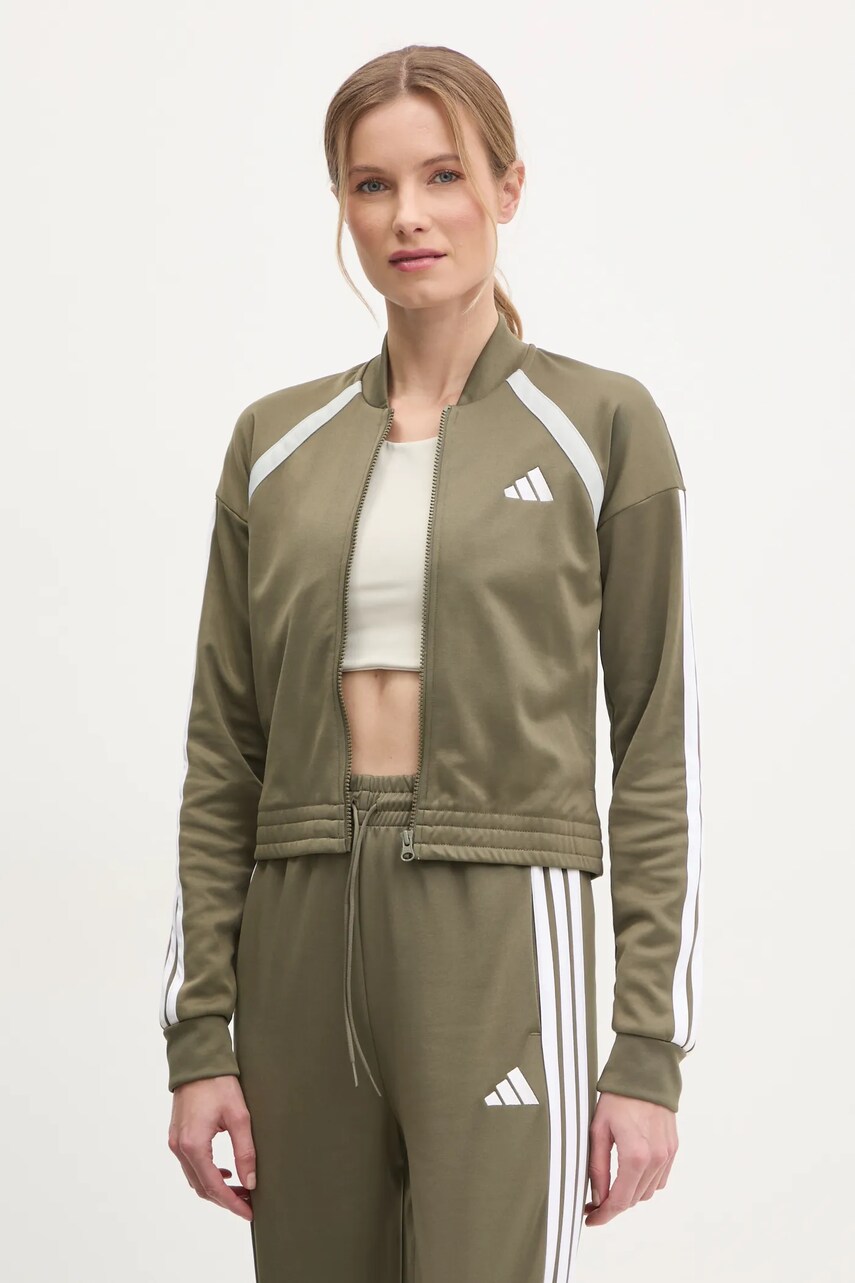 Спортивний костюм TEAMSPORT жіночий колір зелений JD2676 0