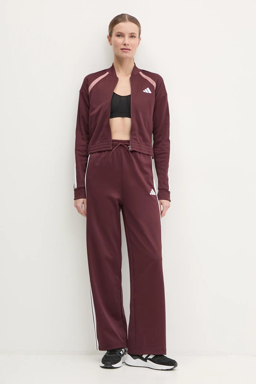 Спортивний костюм TEAMSPORT жіночий колір бордовий JF3386 0