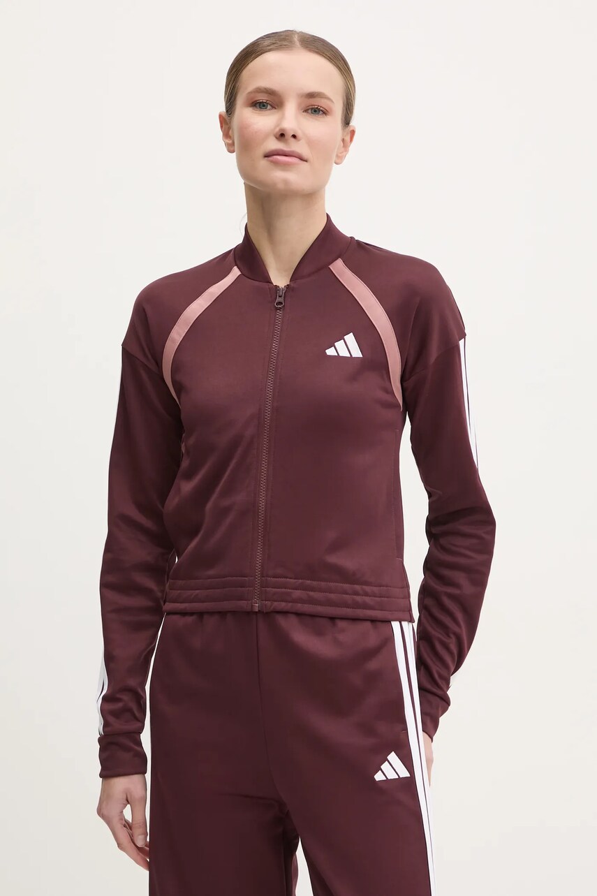 Спортивний костюм TEAMSPORT жіночий колір бордовий JF3386 2