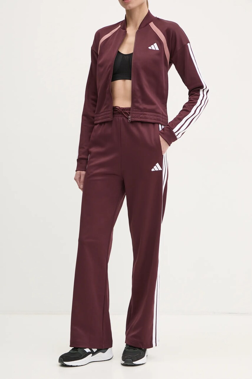 Спортивний костюм TEAMSPORT жіночий колір бордовий JF3386 3