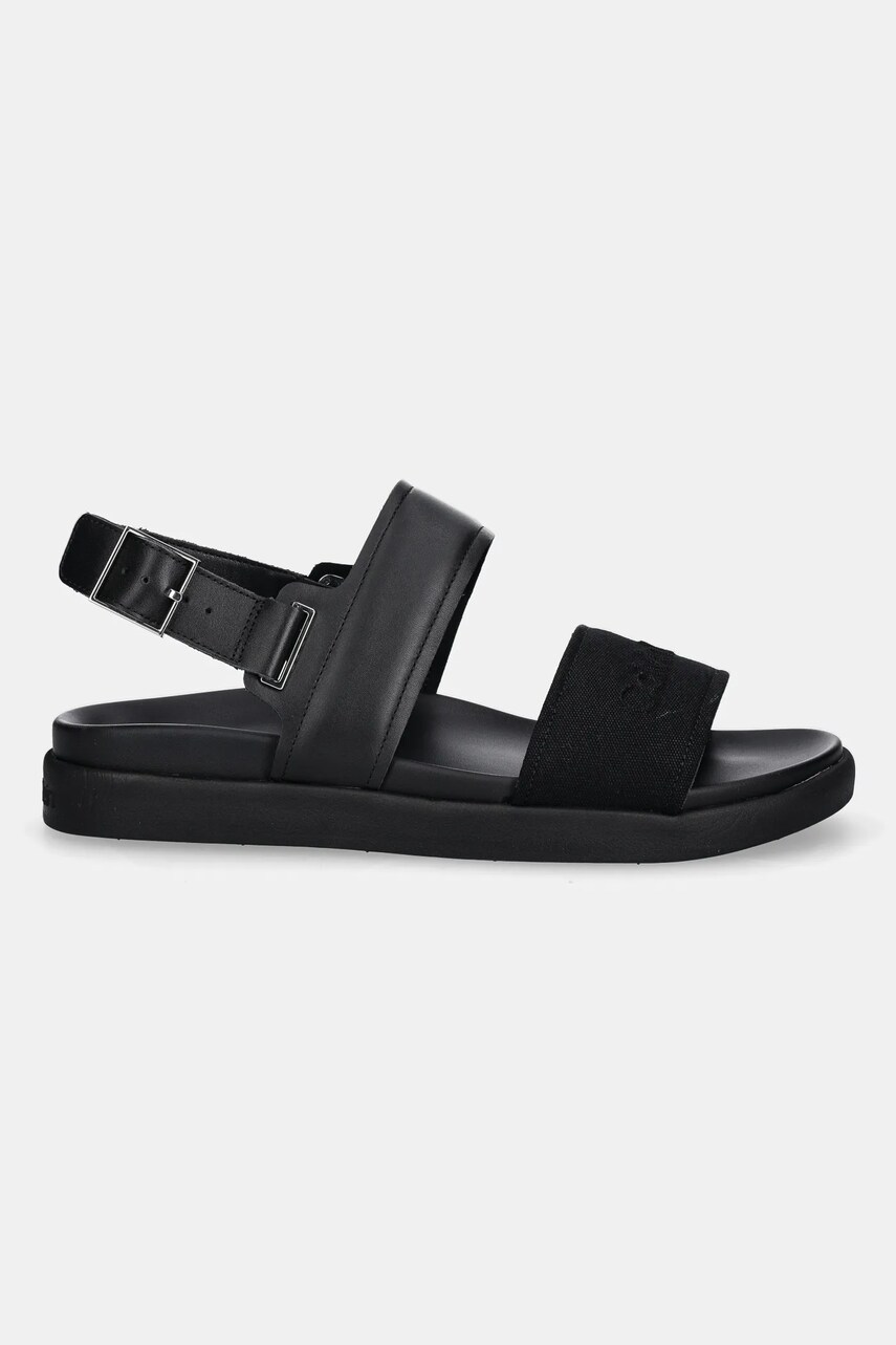 Сандалі BACK STRAP W/ BUCKLE LOGO колір чорний HM0HM01742 0