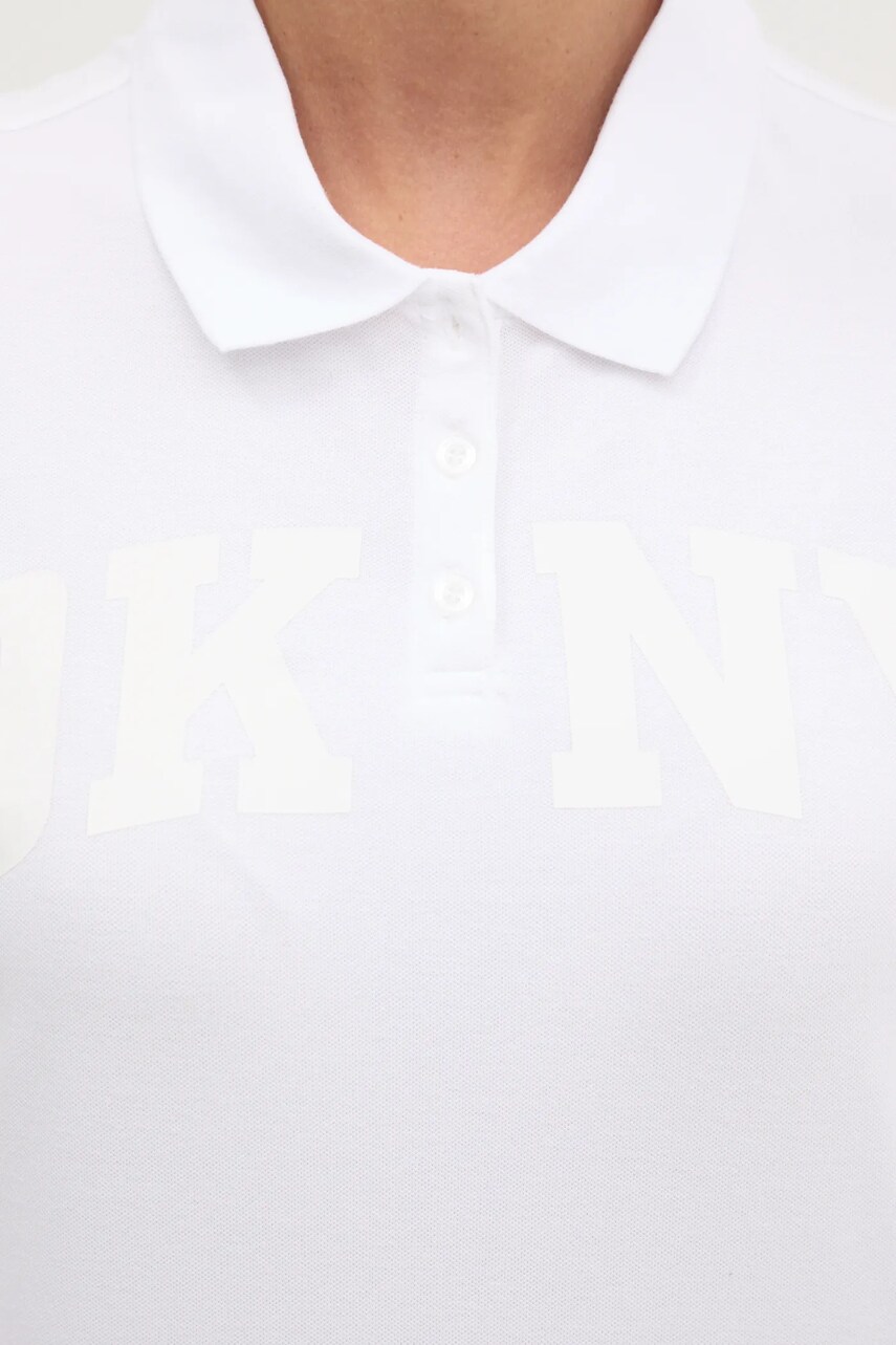 Поло Dkny жіноче колір білий DP5T1213 3