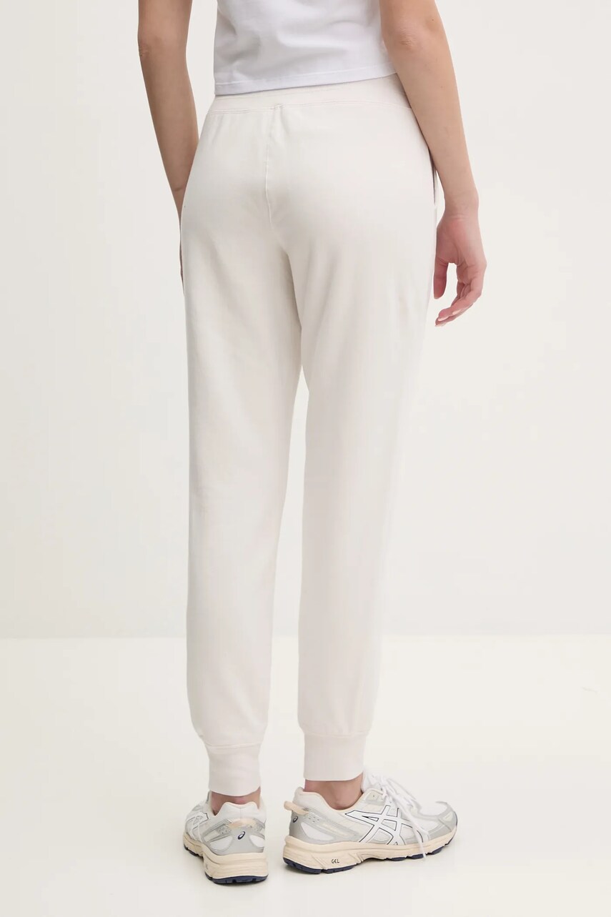 Спортивні штани Dkny жіночі колір бежевий однотонні DP5P3496 1