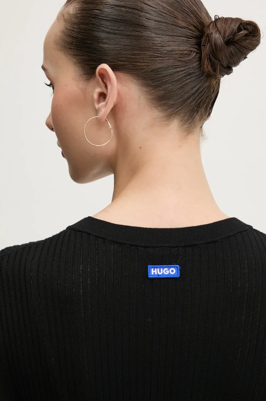 Светр Hugo Blue жіночий колір чорний легкий 50532240 4