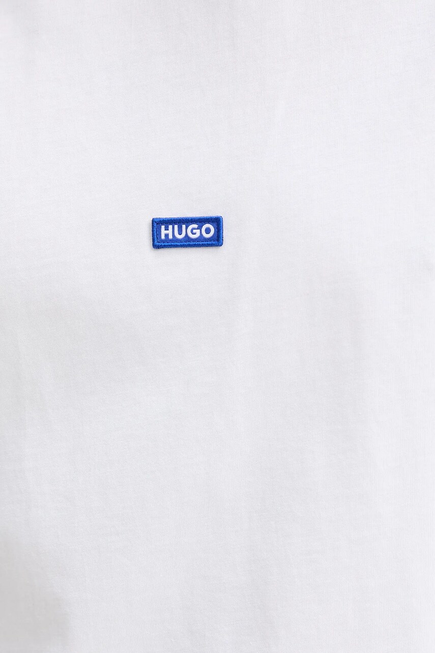 Бавовняна футболка Hugo Blue колір білий 50509773 3