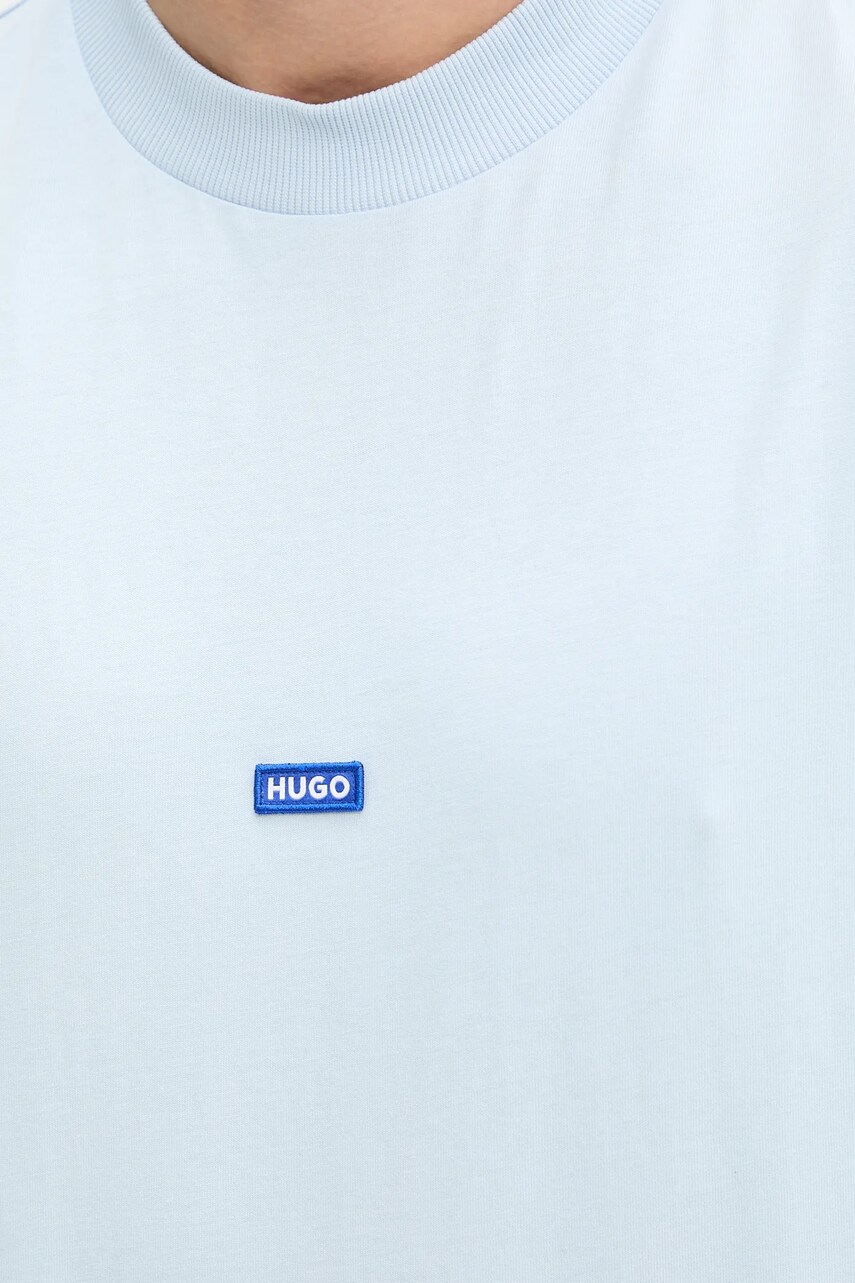 Бавовняна футболка Hugo Blue 50509773 3