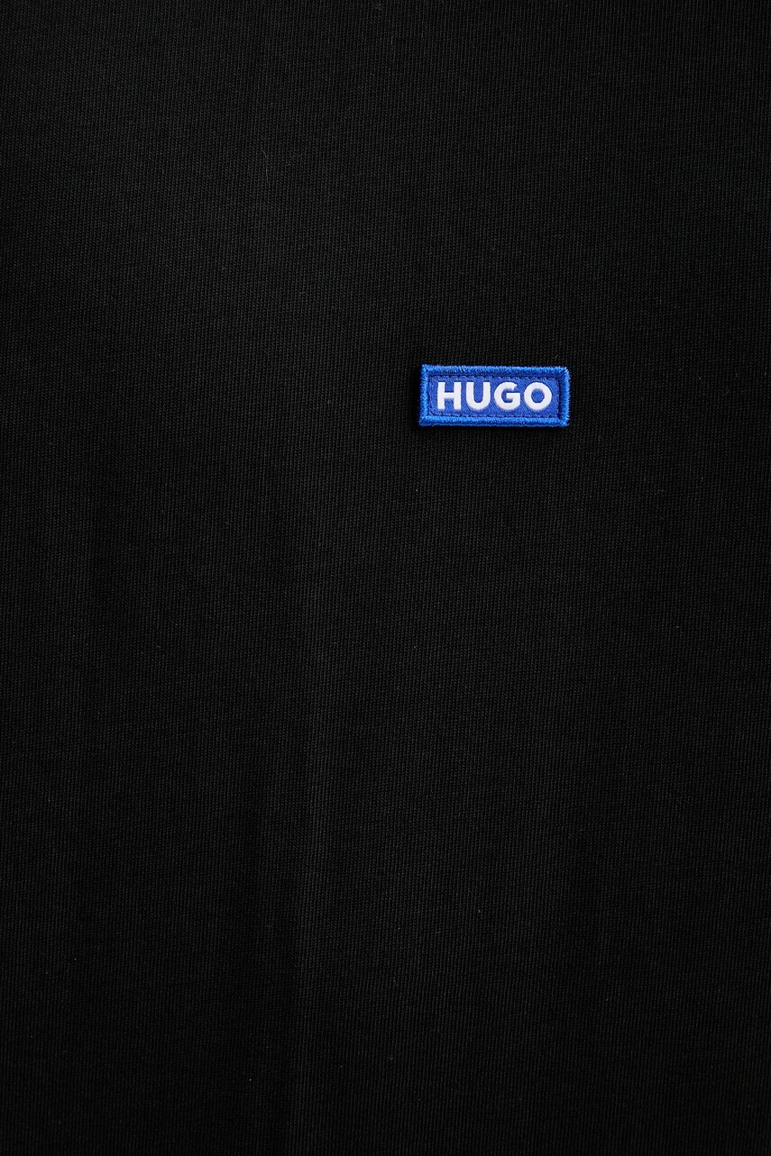 Бавовняна футболка Hugo Blue колір чорний 50509773 3
