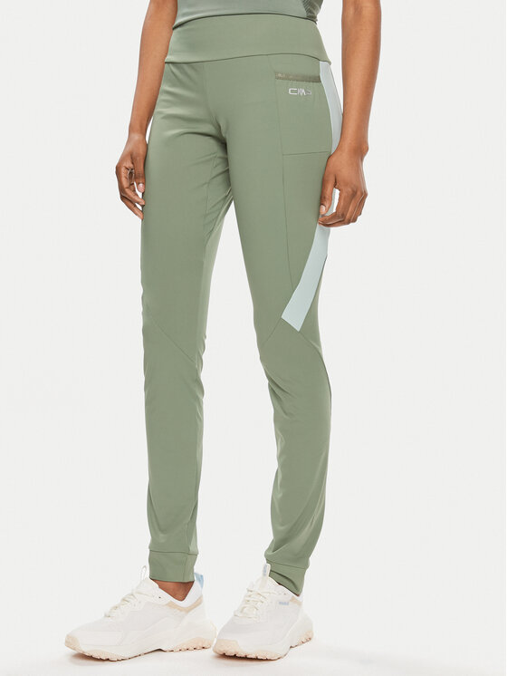 Легінси 34T6766 Зелений Regular Fit