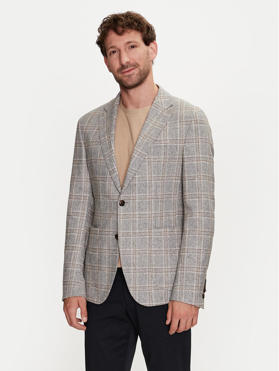 Піджак 17 JB-47Hoverest 30042862 Сірий Slim Fit
