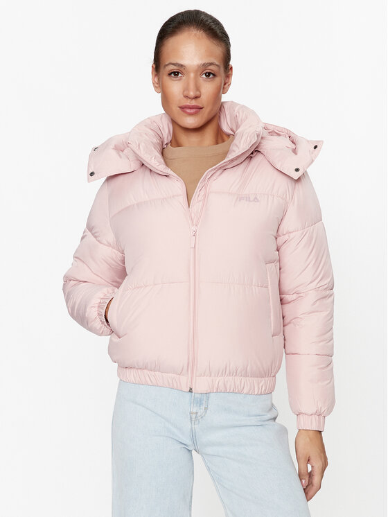 Пуховик FAW0549 Рожевий Regular Fit