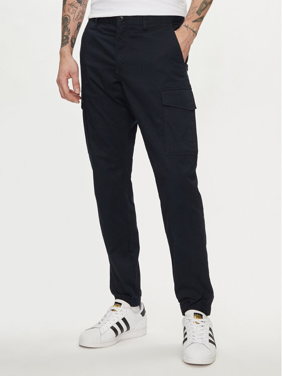 Штани з тканини 2136168 Cиній Regular Fit