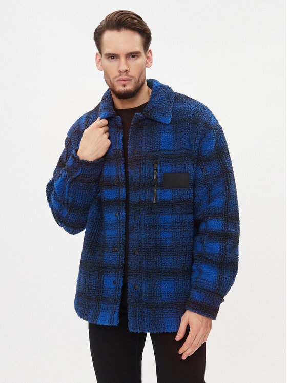 Демісезонна куртка J30J324312 Cиній Relaxed Fit 0