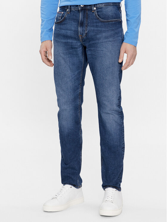 Джинси Houston MW0MW35159 Cиній Slim Fit
