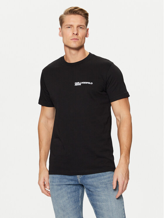Футболка A1M17003 Чорний Slim Fit