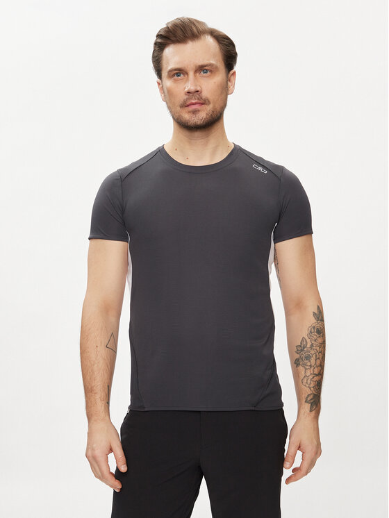 Технічна футболка 33N6687 Сірий Regular Fit